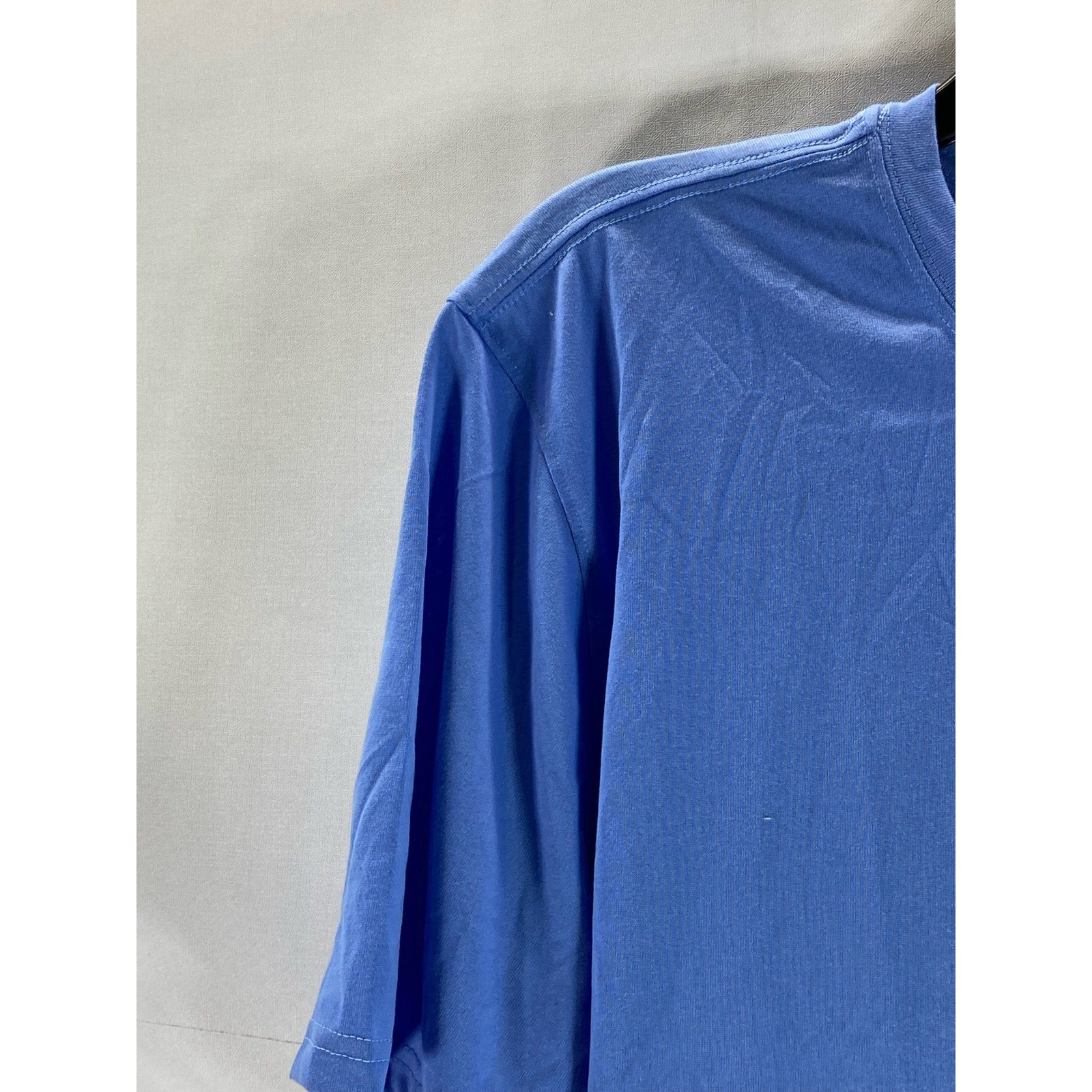 NIKE Men's Blue Crewneck Dri-Fit Athletic-Cut The Nike Active T-Shirt SZ L