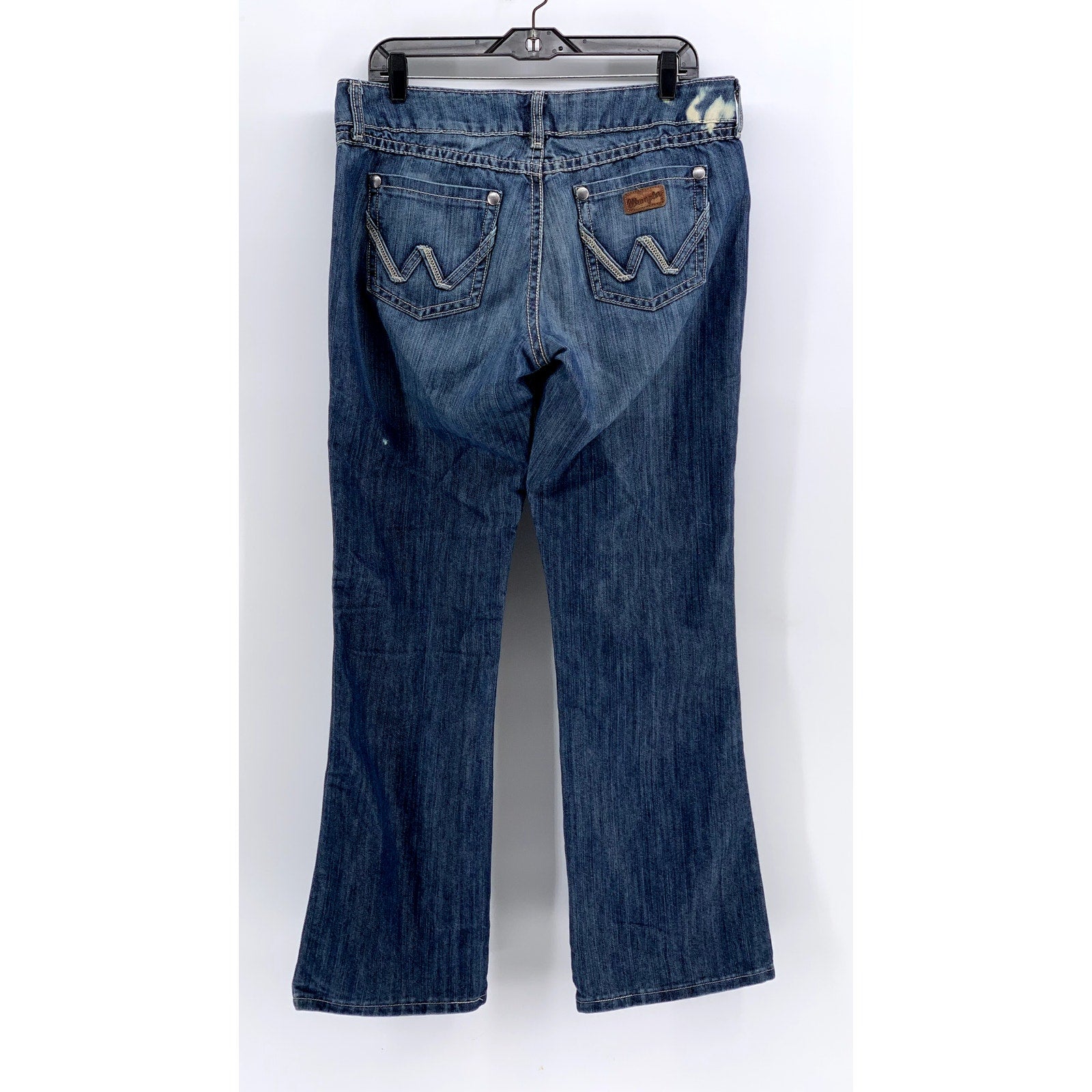 WRANGLER Women's Medium Wash Retro Mae Regular-Fit Bootcut Jeans SZ 32