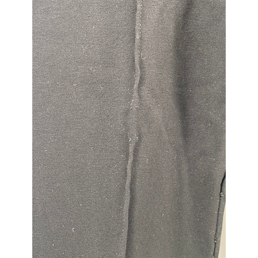 PRIMARK Women’s Black Pull-On Regular- Fit Wide-Leg Pants SZ 6
