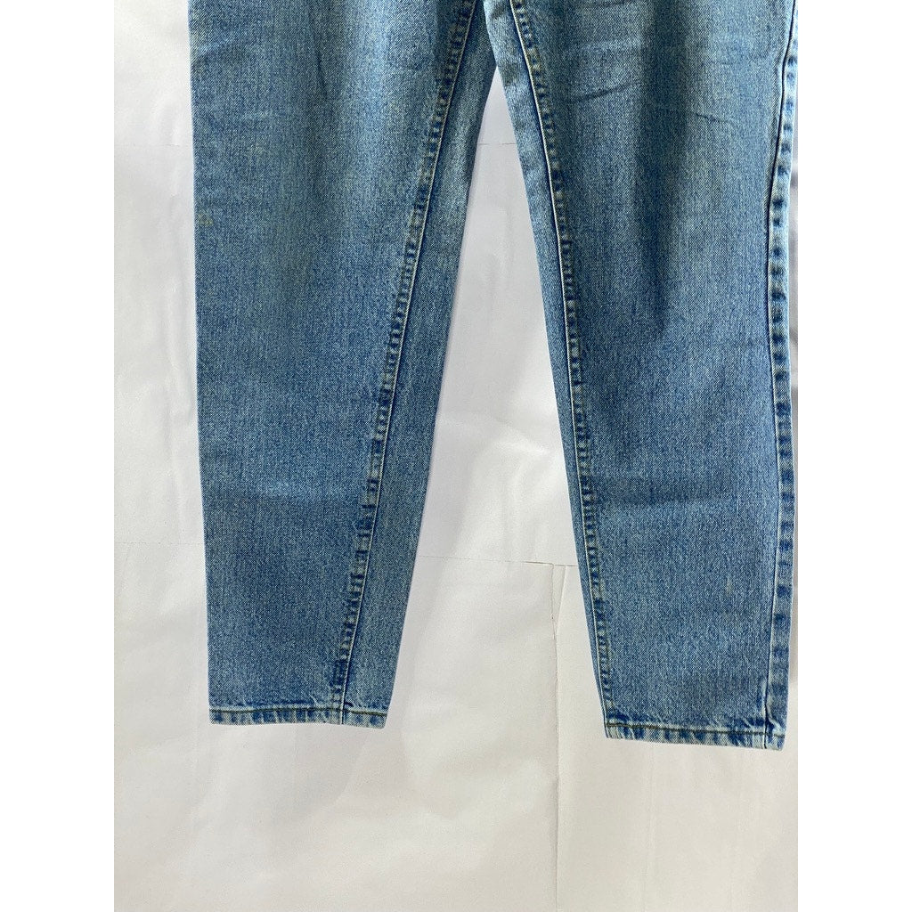 LEE Women’s Blue Denim Slim-Leg Mom Jean SZ 32