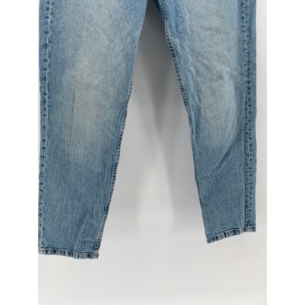 ZARA Women's Blue Denim Five-Pocket Skinny Leg Regular-Fit Jeans SZ 8