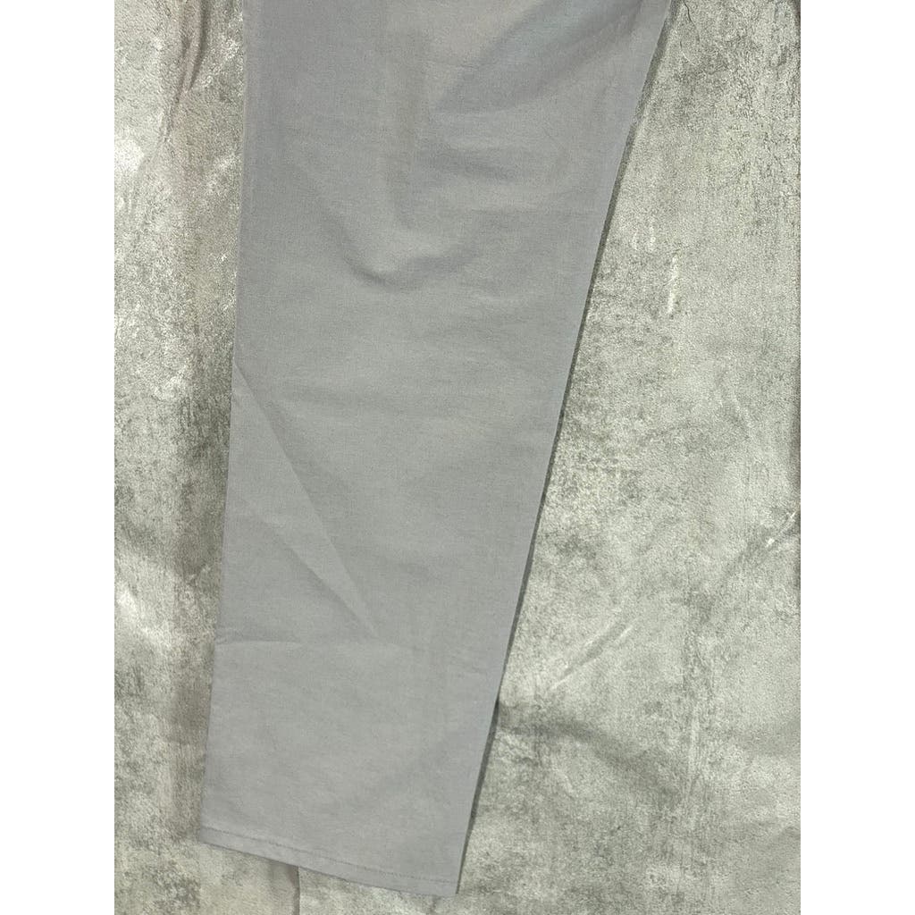 J. HILBURN Men's Light Gray Slim Straight Chino Pants SZ 36x32