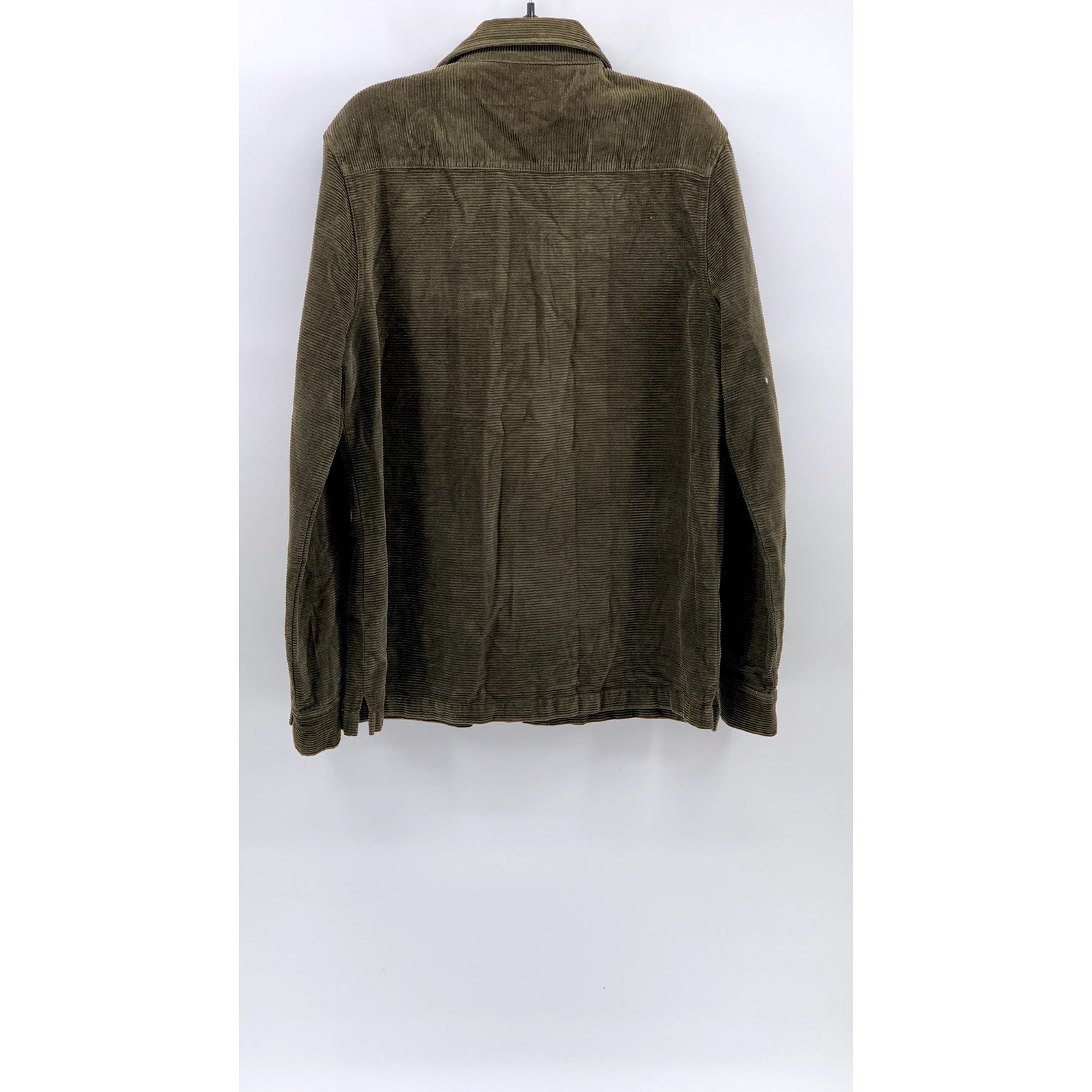 UNION BAY Men's Hunter Green Button Front Corduroy Cotton Shacket SZ M