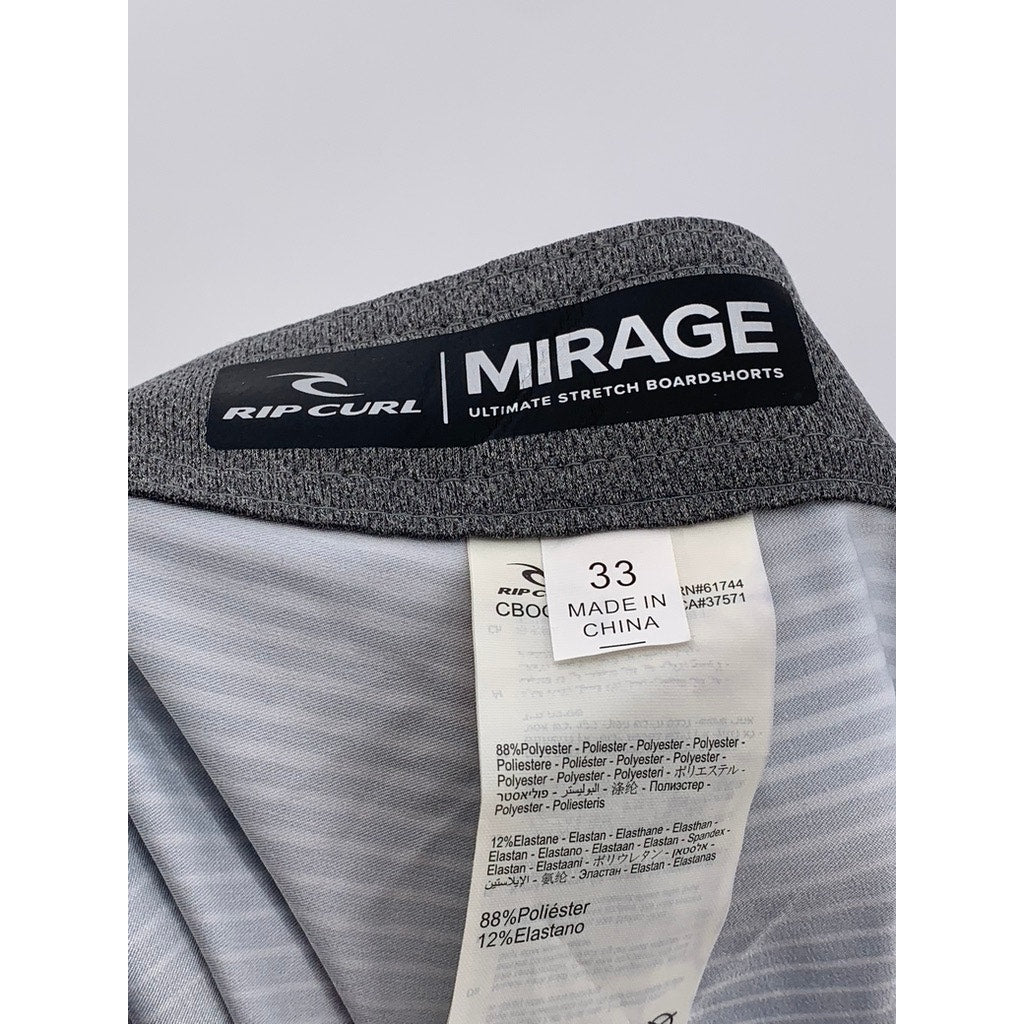 RIP CURL Men's Blue Mirage Surf Board Shorts SZ 33(M)