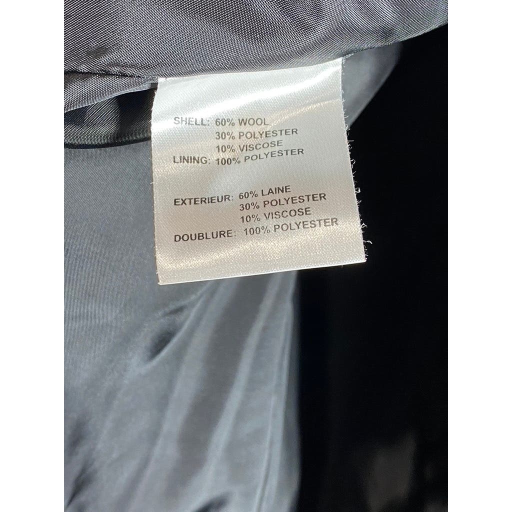 FORECARSTER OF BOSTON Women's Plus Black Wool-Blend Single Breasted Coat SZ 20W