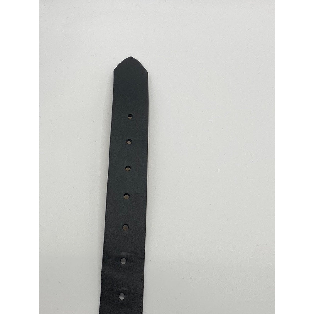 CHAPS Boy's Black Faux-Leather Single-Prong Belt SZ M(8-10)