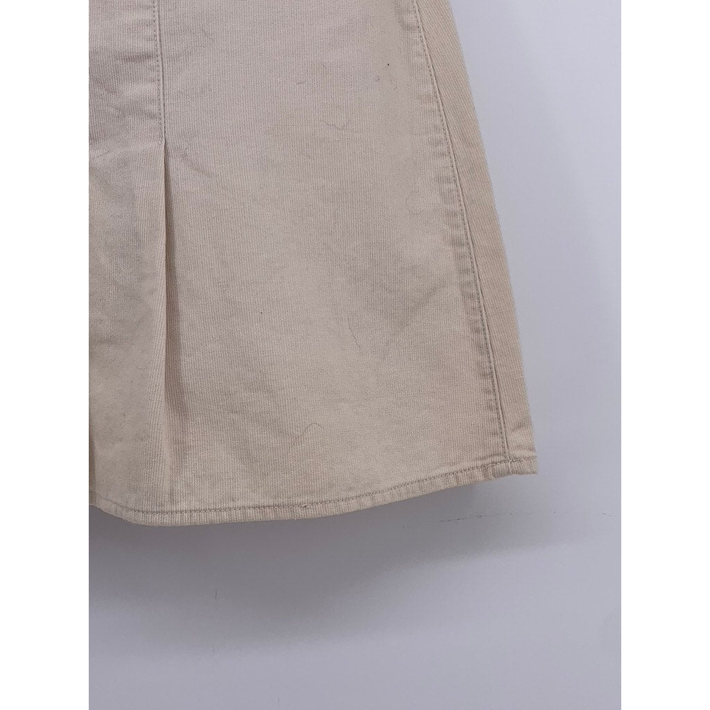 OLD NAVY Women's Beige Ruffle A-Line Extra Mini Skirt SZ 10