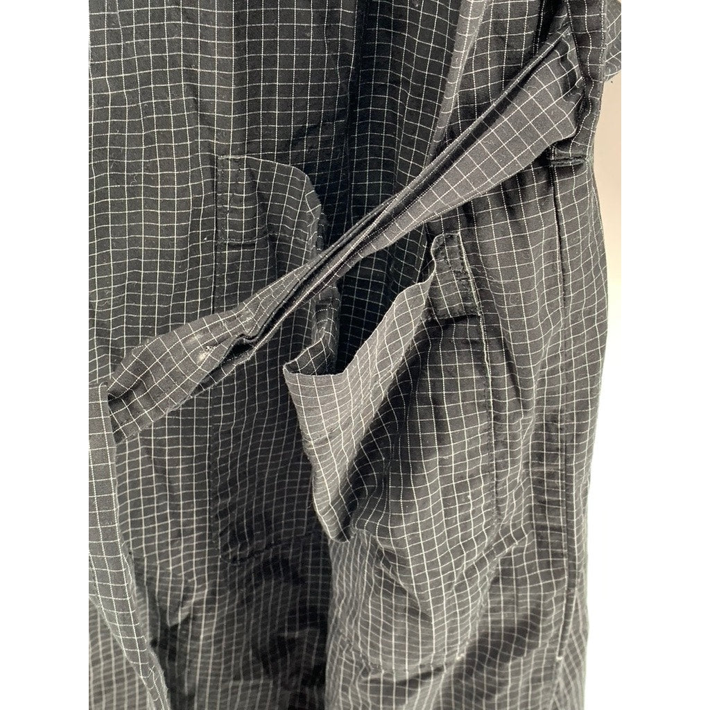 POLO RALPH LAUREN Men's Black Gingham Robe SZ S/M