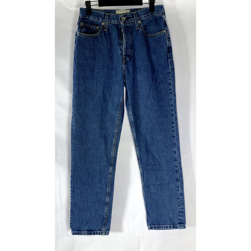 EVERLANE Women's Dark Blue Denim The 90's Cheeky Organic Cotton Ankle Jean SZ 26