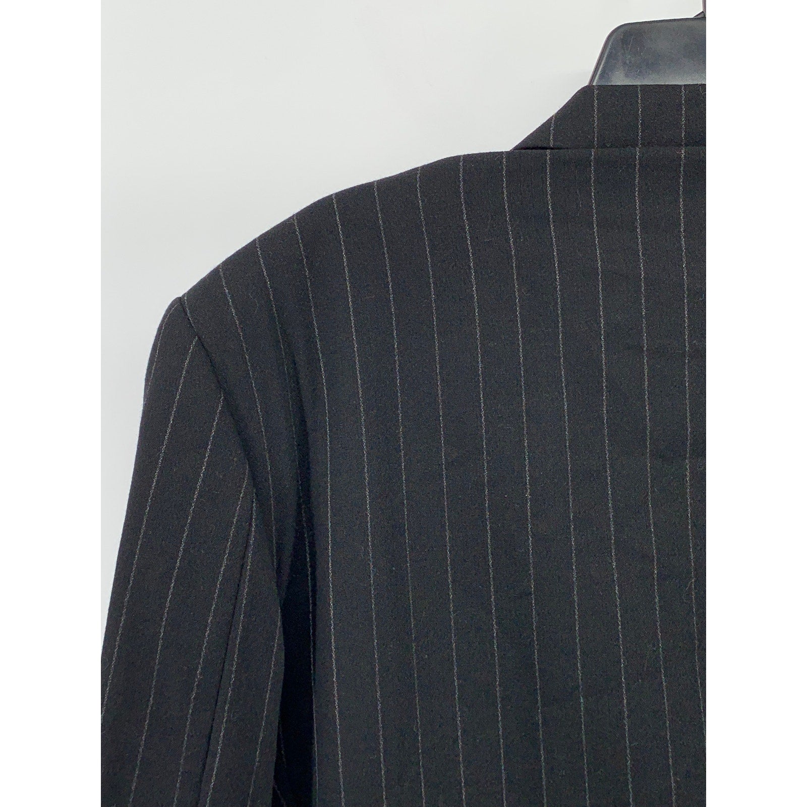 ZIONE NEW YORK Men's Vintage Black Pinstripe Regular Three Button Blazer SZ 41R
