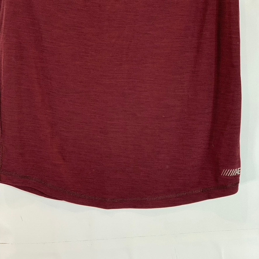 AMERICAN EAGLE OUTFITTERS Men's Burgundy AE Active 360 Extreme Flex T-Shirt S