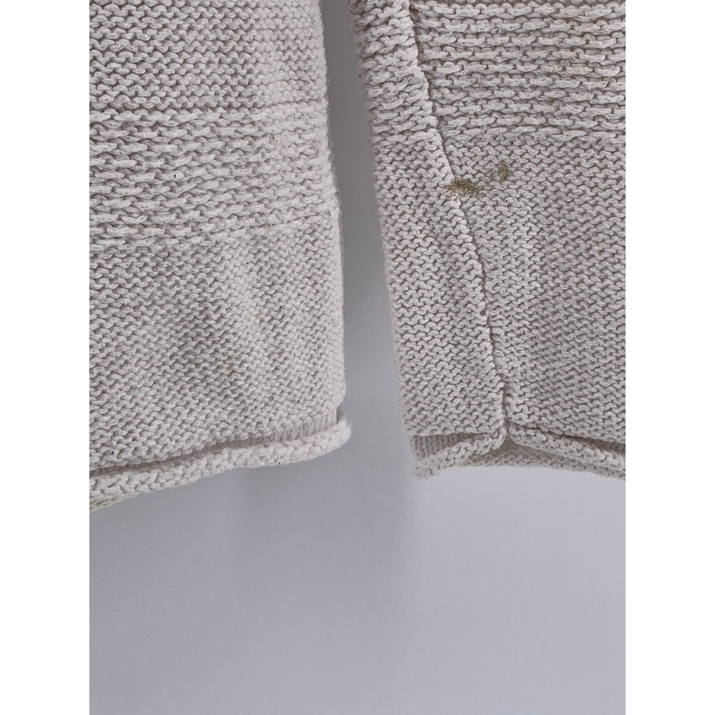 COLDWATER CREEK Women's Beige Knit Crewneck Sweater SZ S