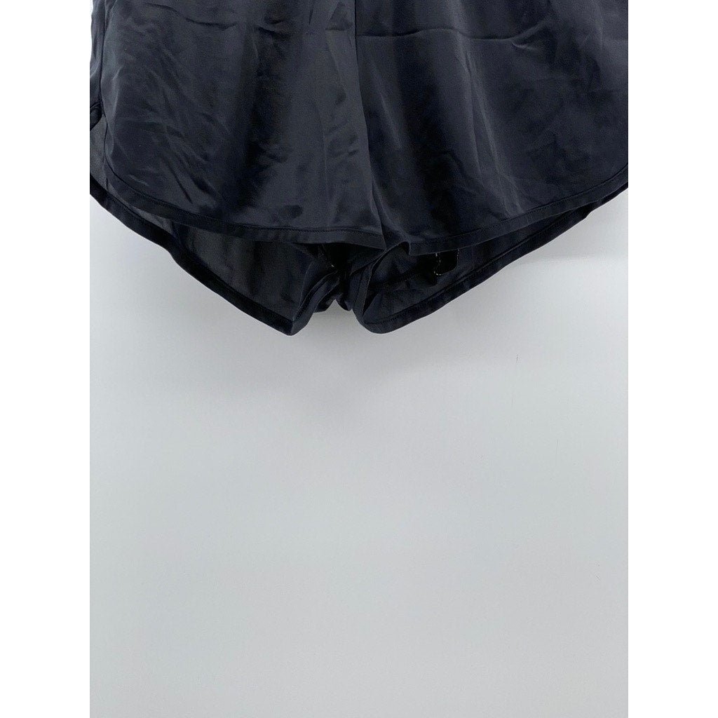 SOFFE Women's Navy Semi Sheer Pull-On Underlined Lightweight Shorts SZ S