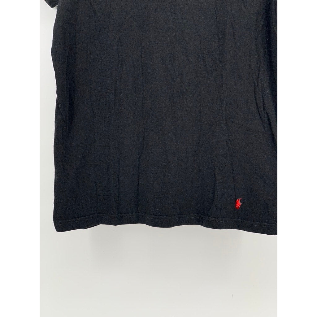 POLO RALPH LAUREN Men’s Black Classic-Fit Crewneck Short Sleeve T-Shirt SZ S