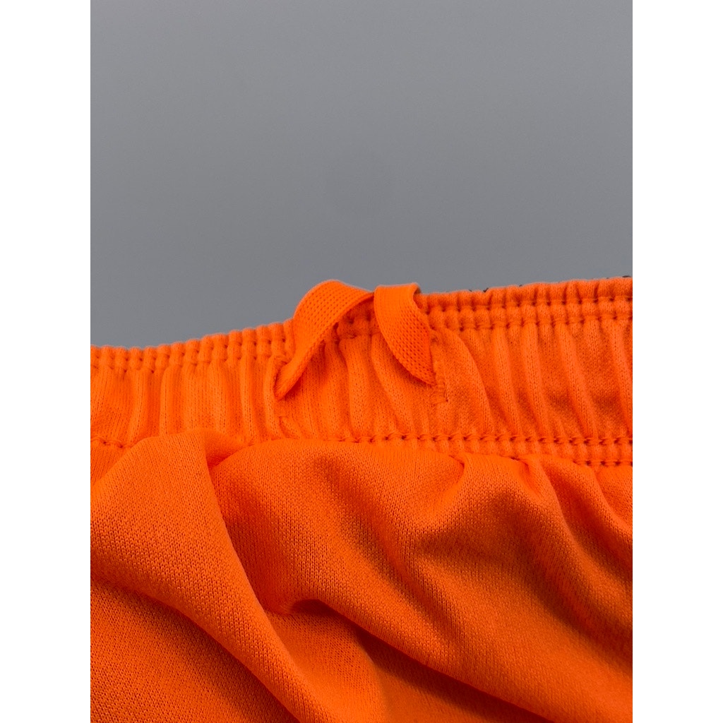 NIKE Women's Purple-Orange Striped Drawstring Dri-Fit Running Shorts SZ S