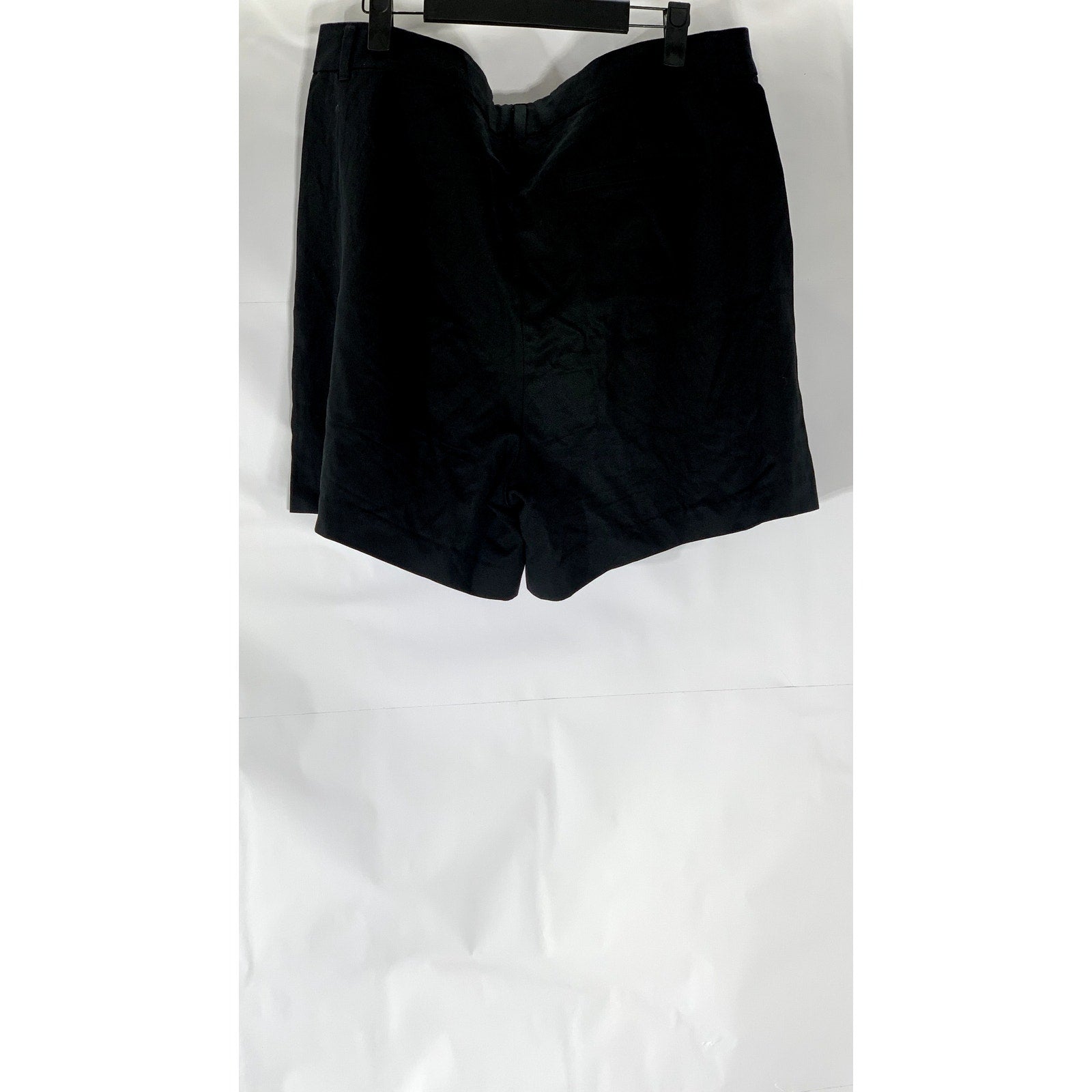 OLD NAVY Women’s Black Jack Solid Extra High-Rise Taylor Trouser Shorts SZ L