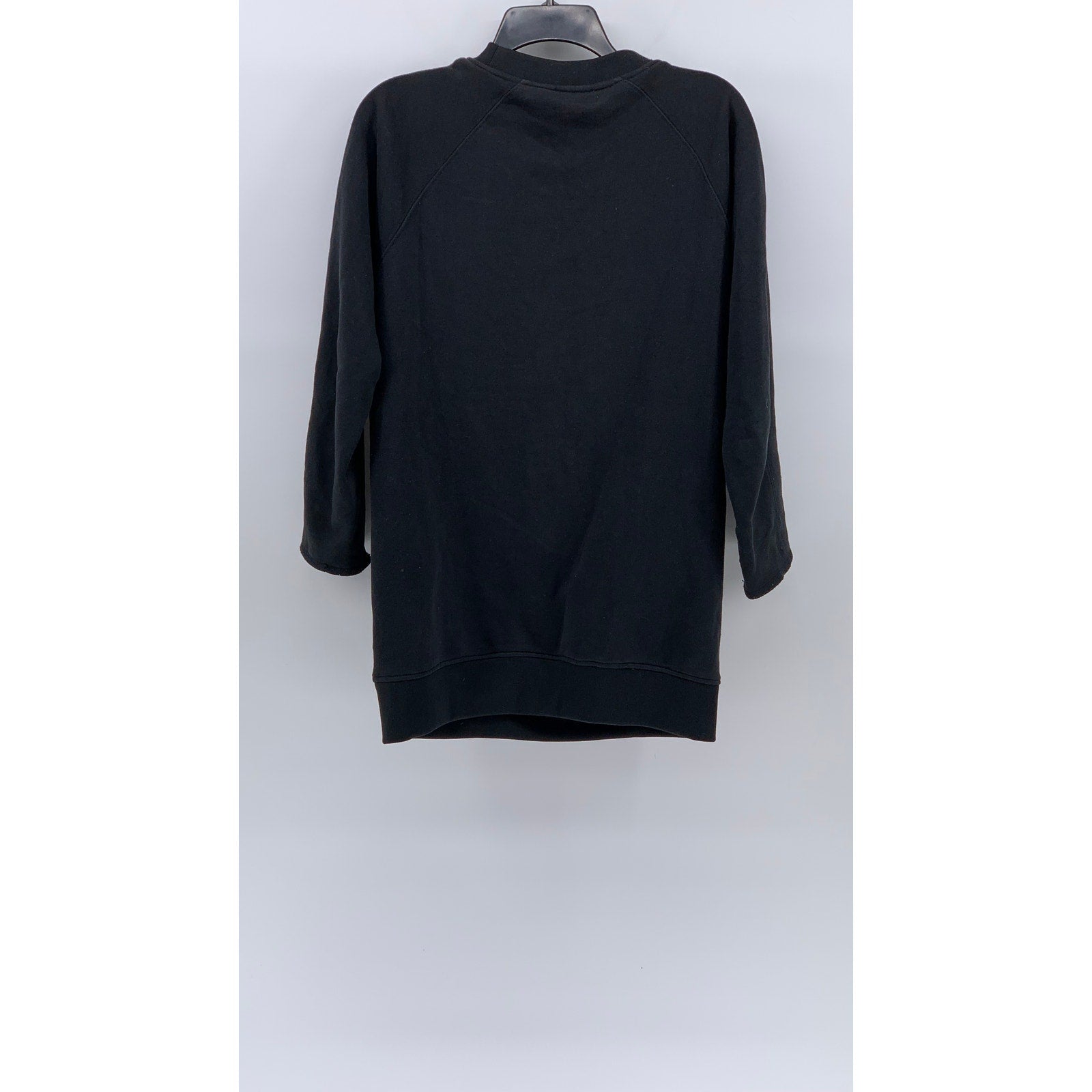 GENUINE PEOPLE Women's Black Crewneck Long Sleeve Mini Sweater Dress SZ M