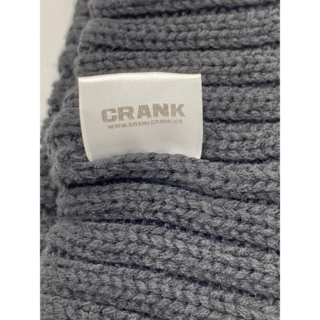 CRANK Women's Black Knit Logo Winter Headband SZ OS