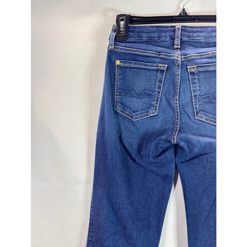 7 FOR ALL MANKIND Women's Dark Kimmie Mid-Rise Bootcut Denim Jeans SZ 25