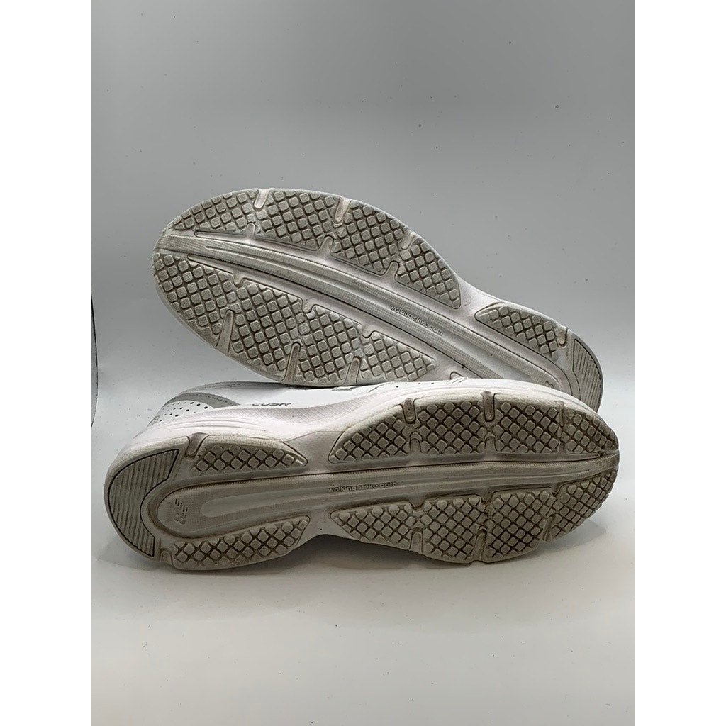 NEW BALANCE Women's White 411V1 Walking Strike Sneakers SZ 7.5