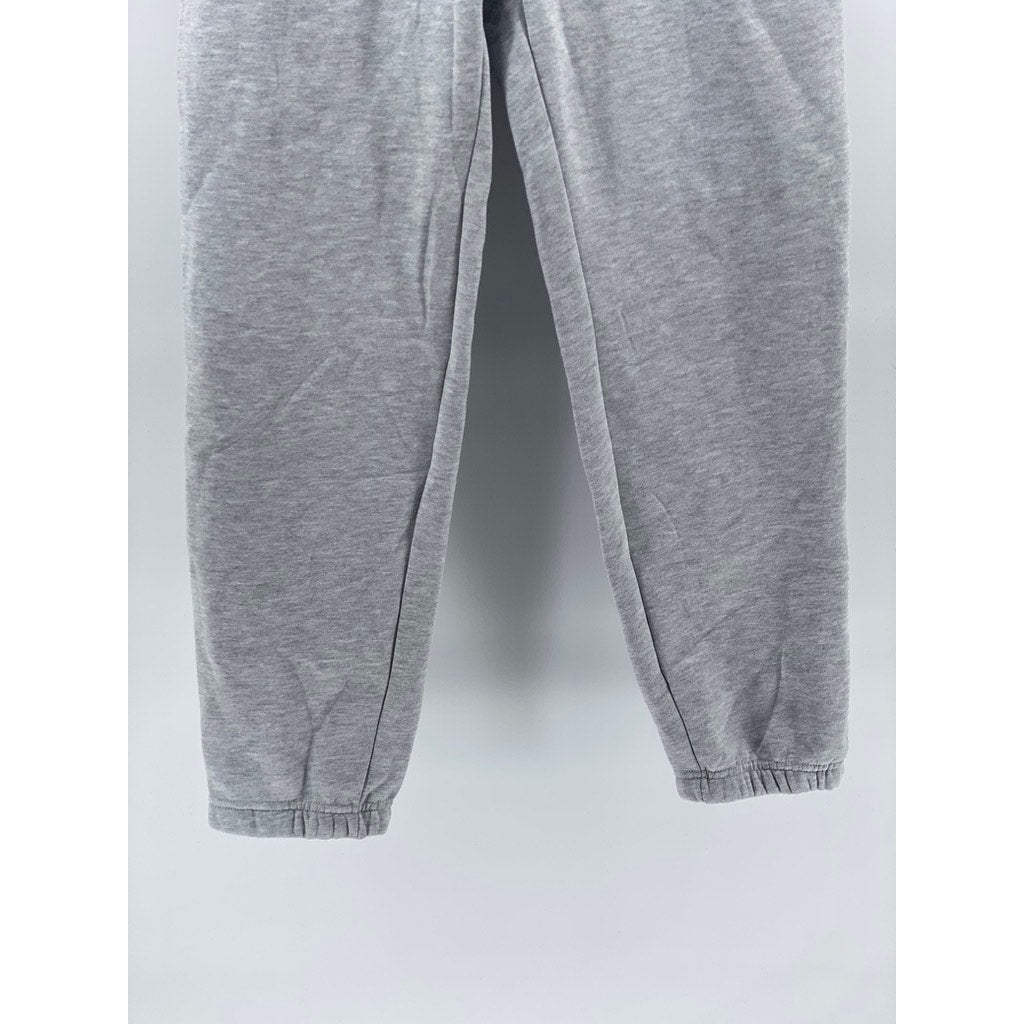 UNBRANDED Women's Light Gray Pull-On Fleece-Lined Casual Sweatpants SZ M