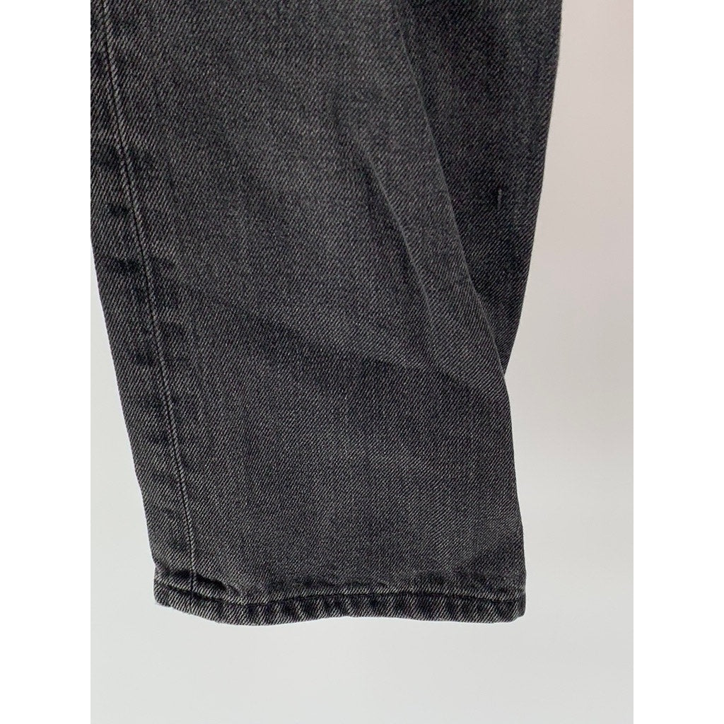 NUDIE JEANS CO Men's Black Denim Slim-Leg Jeans SZ 28X26