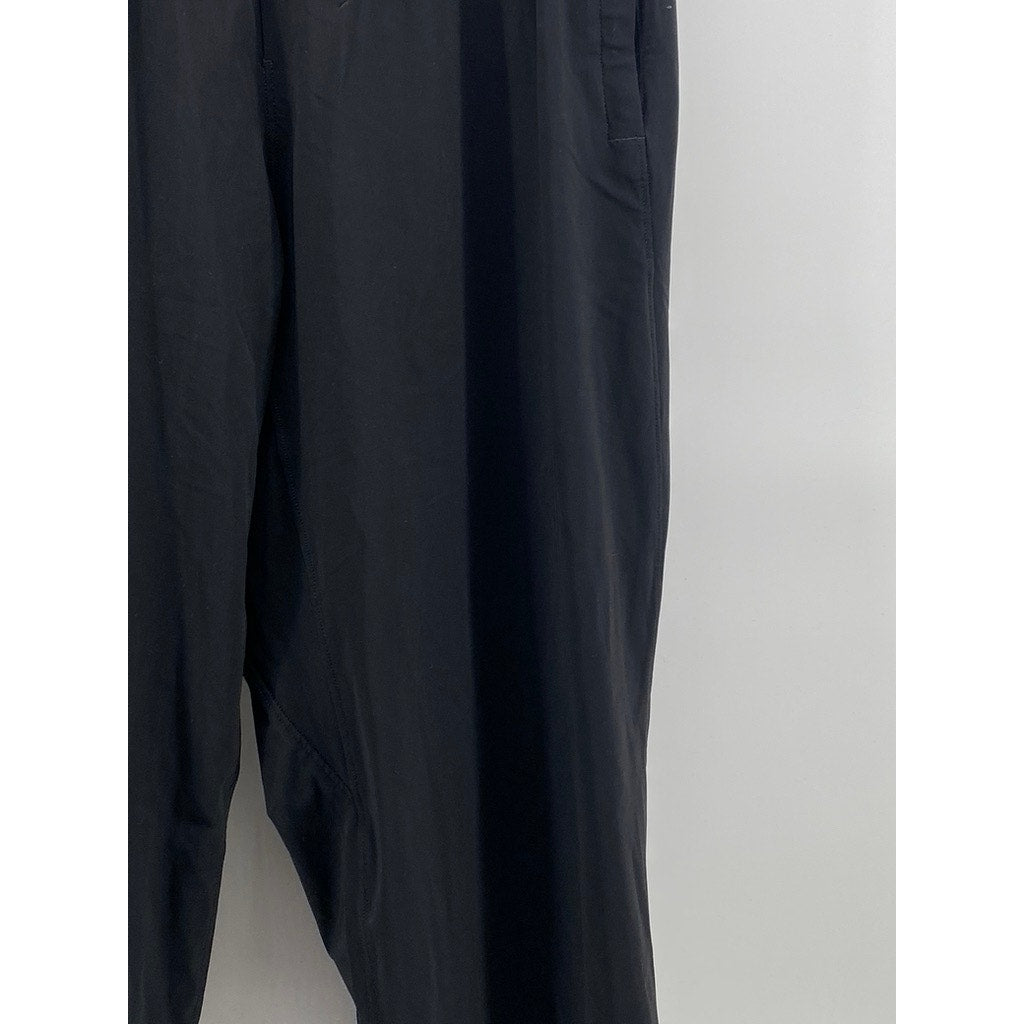 LULULEMON Women's Black Solid Pull-On High-Rise Zipper-Hem Jogger SZ S