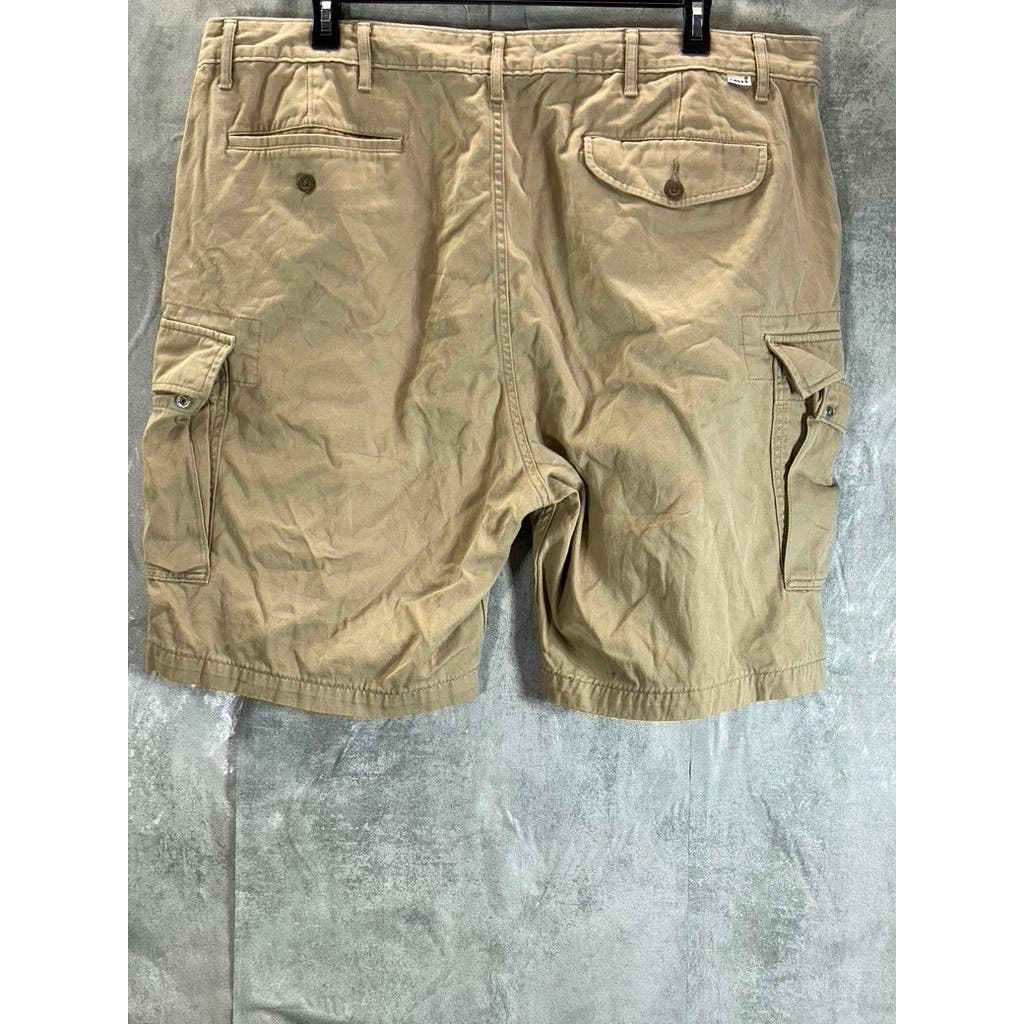 LEVI STRAUSS & CO. Two Horse Brand Men's Tan Regular-Fit Cargo Shorts SZ 44