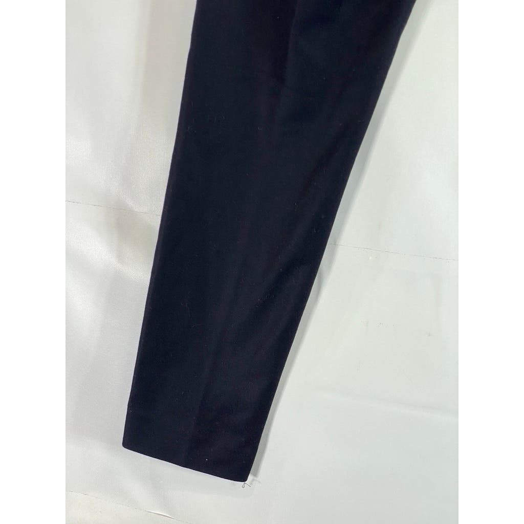 COS Men's Navy Wool-Blend Flat Front Dress Pants SZ 34R