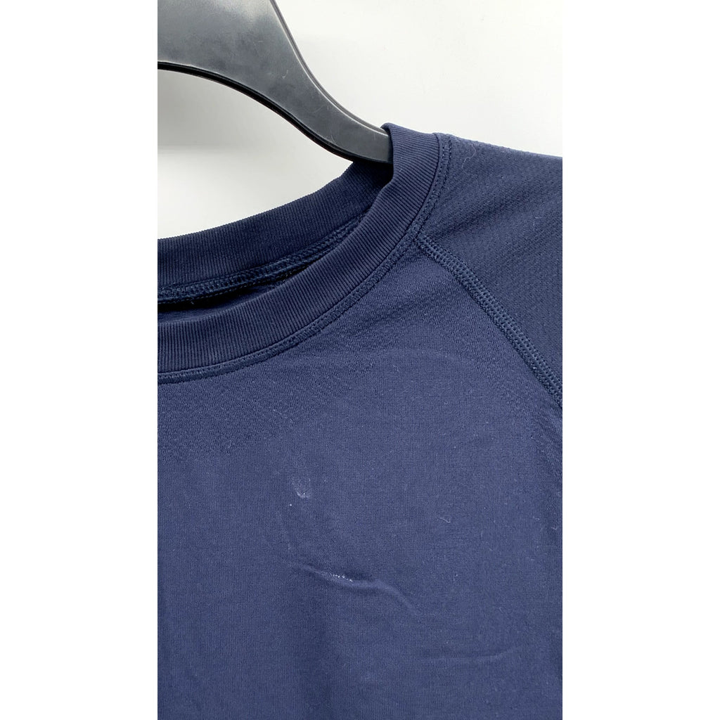 UNBRANDED Women's Navy Blue Crewneck Short Sleeve Casual T-Shirt SZ S