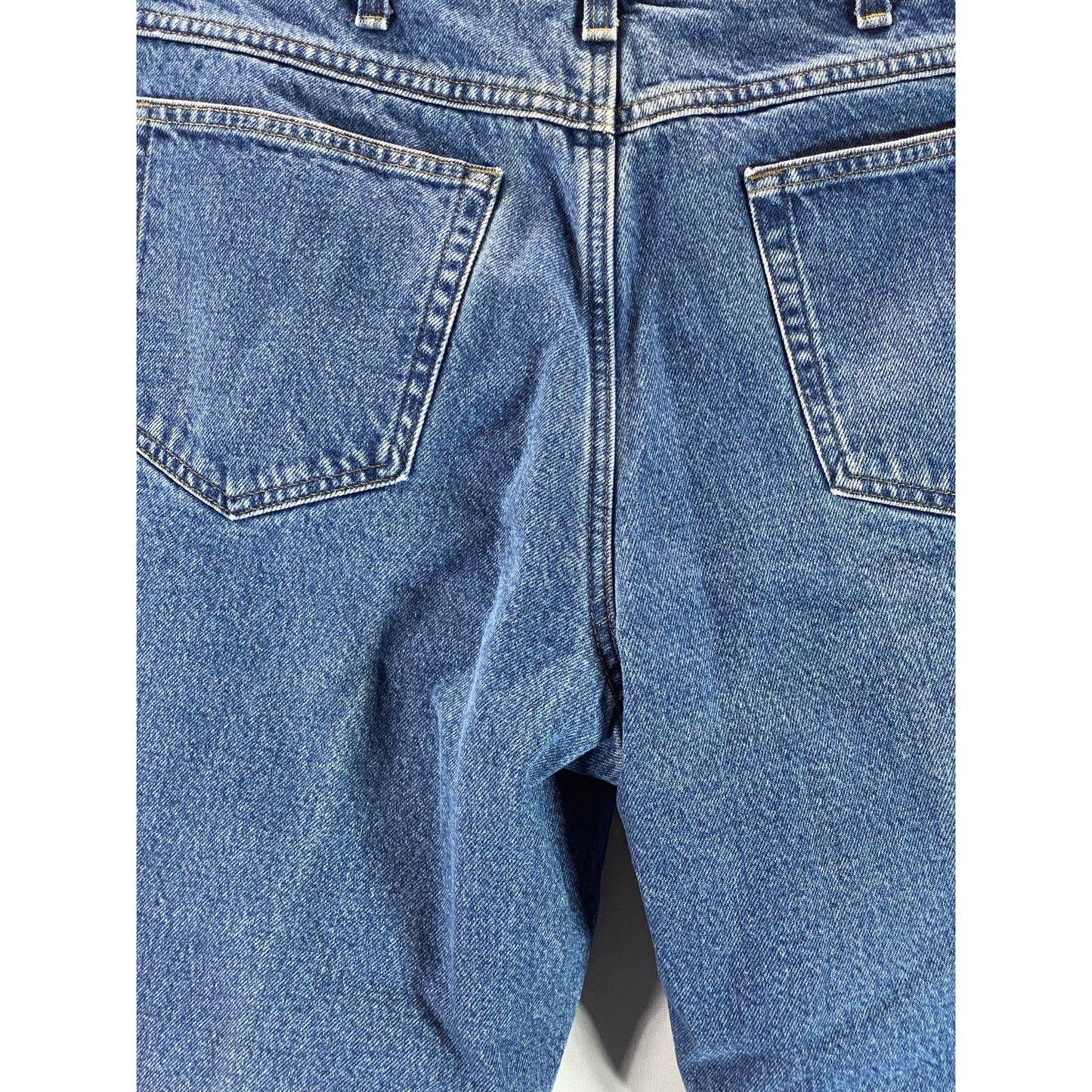 L.L. BEAN Men's Stonewashed Blue Double L Classic-Fit Fleece-Lined Jeans SZ38X29