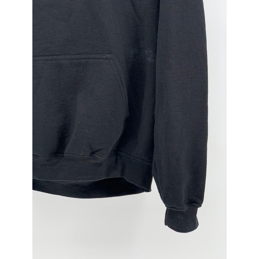 GILDAN Women's Black Heavy Blend Graphic Hoodie SZ M