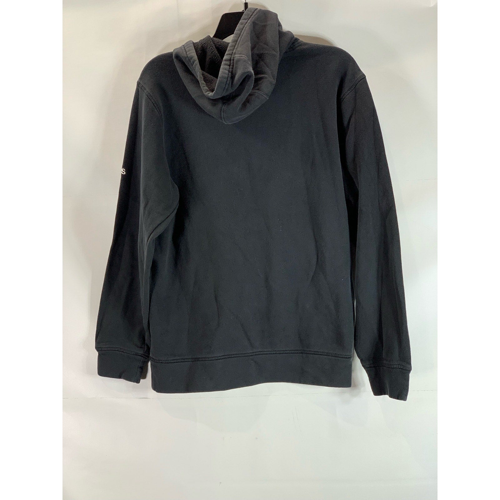 ADIDAS Men's Black New England Storm Logo Fleece Pullover Hoodie SZ S