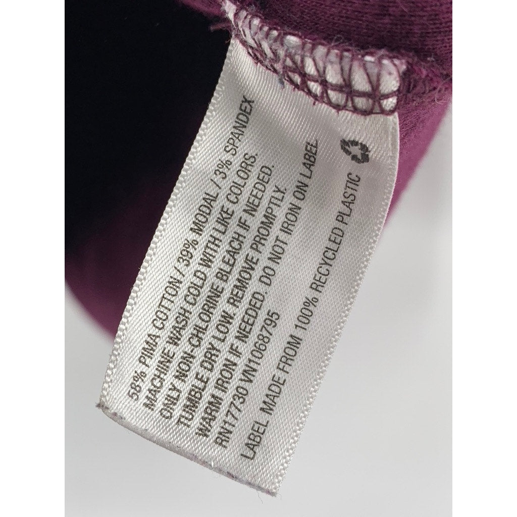 MERONA Womens Long Sleeve Burgundy Shirt SZ M