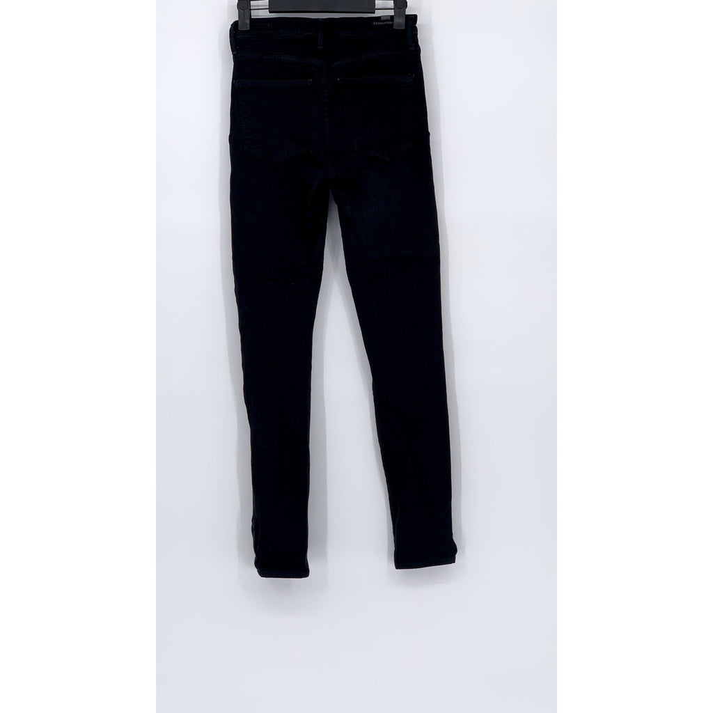 CITIZENS OF HUMANITY Women's Black Solid Skinny-Leg Ankle Jeans SZ 24