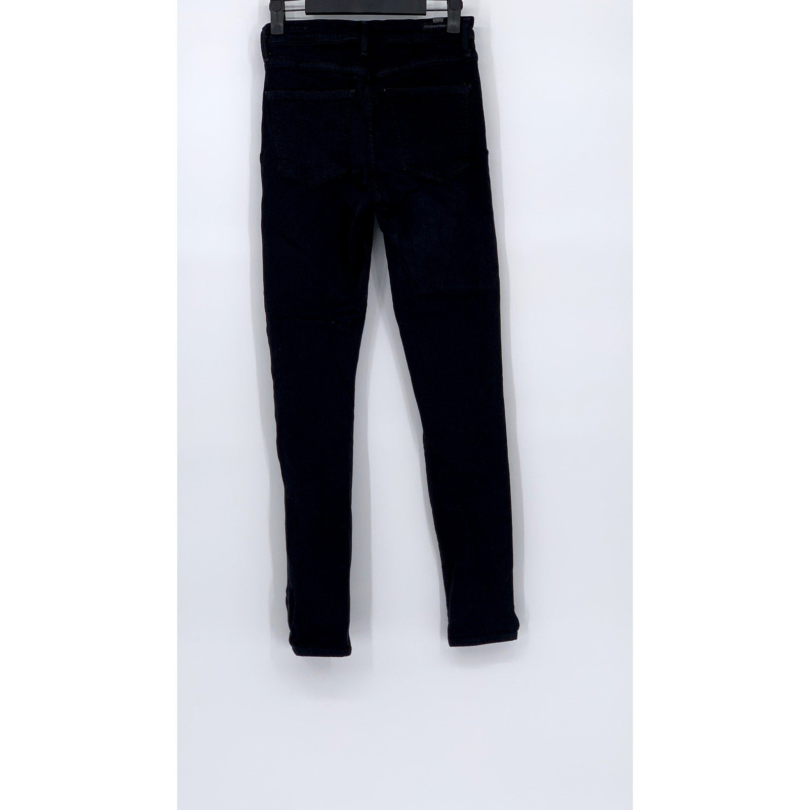 CITIZENS OF HUMANITY Women's Black Solid Skinny-Leg Ankle Jeans SZ 24