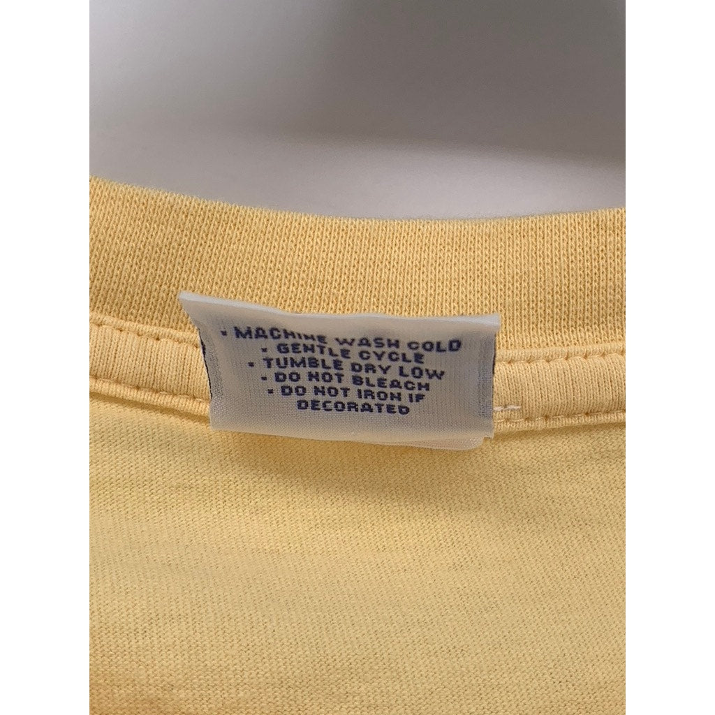 HOLLAND AMERICA LINE Men's Yellow Puerto Vallarta Graphic T-Shirt SZ XL