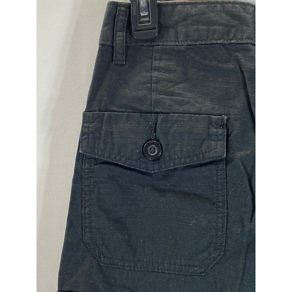 VANS Men's Solid Black Cargo Shorts SZ 28