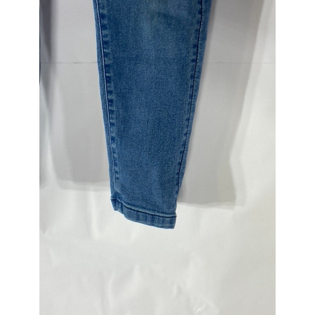 CALVIN KLEIN Girls' Medium Blue Wash Denim Pull-On Skinny Jeans SZ M(8/10)
