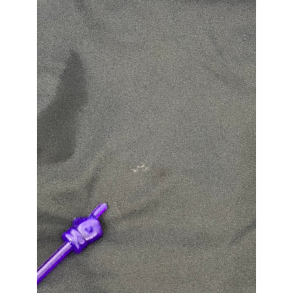 GAP Men's Navy Blue Stripe Drawstring Nylon Relaxed-Fit Track Pants SZ M