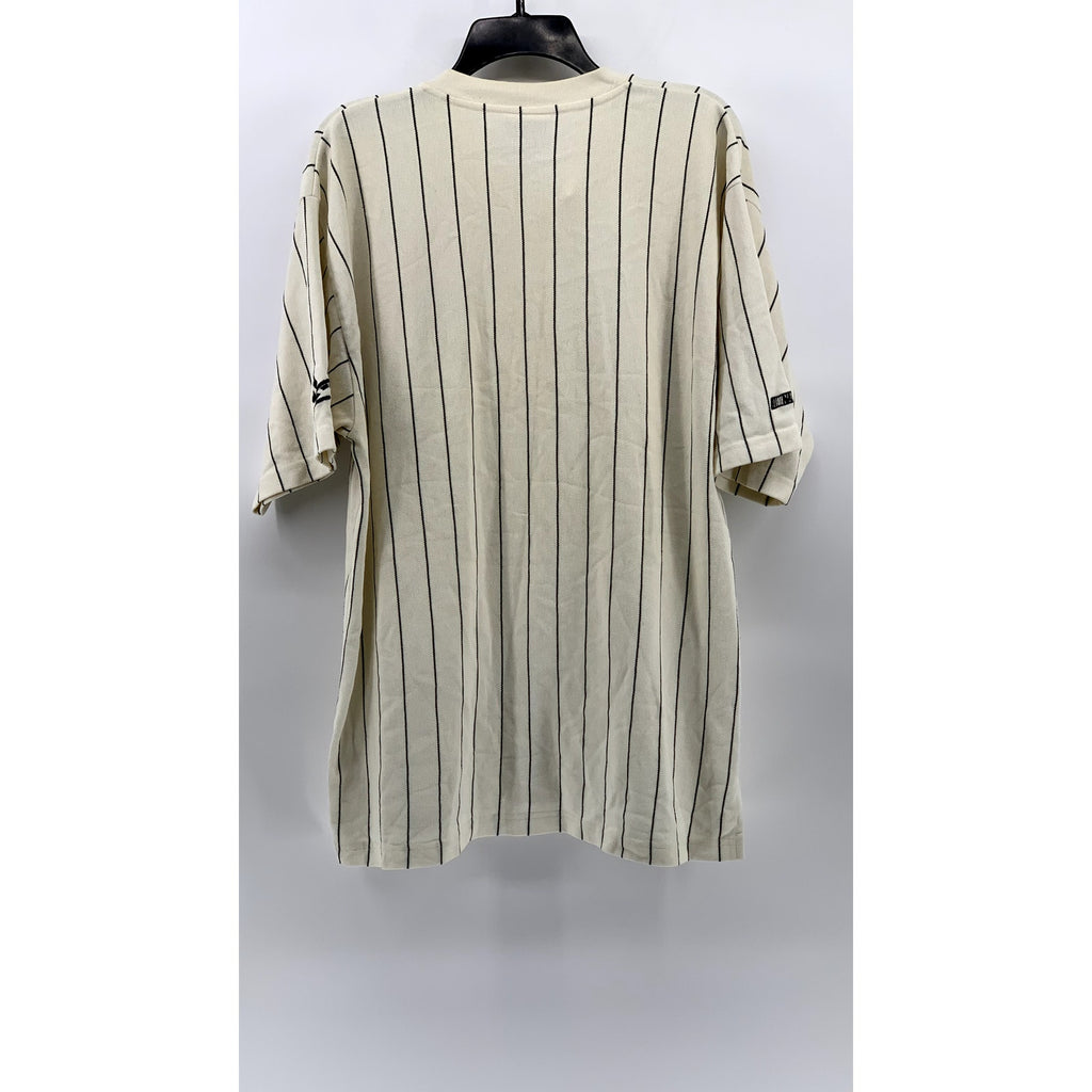 CHASE Men's Vintage Beige Tony Stewart Home Depot Nascar Baseball Shirt SZ S