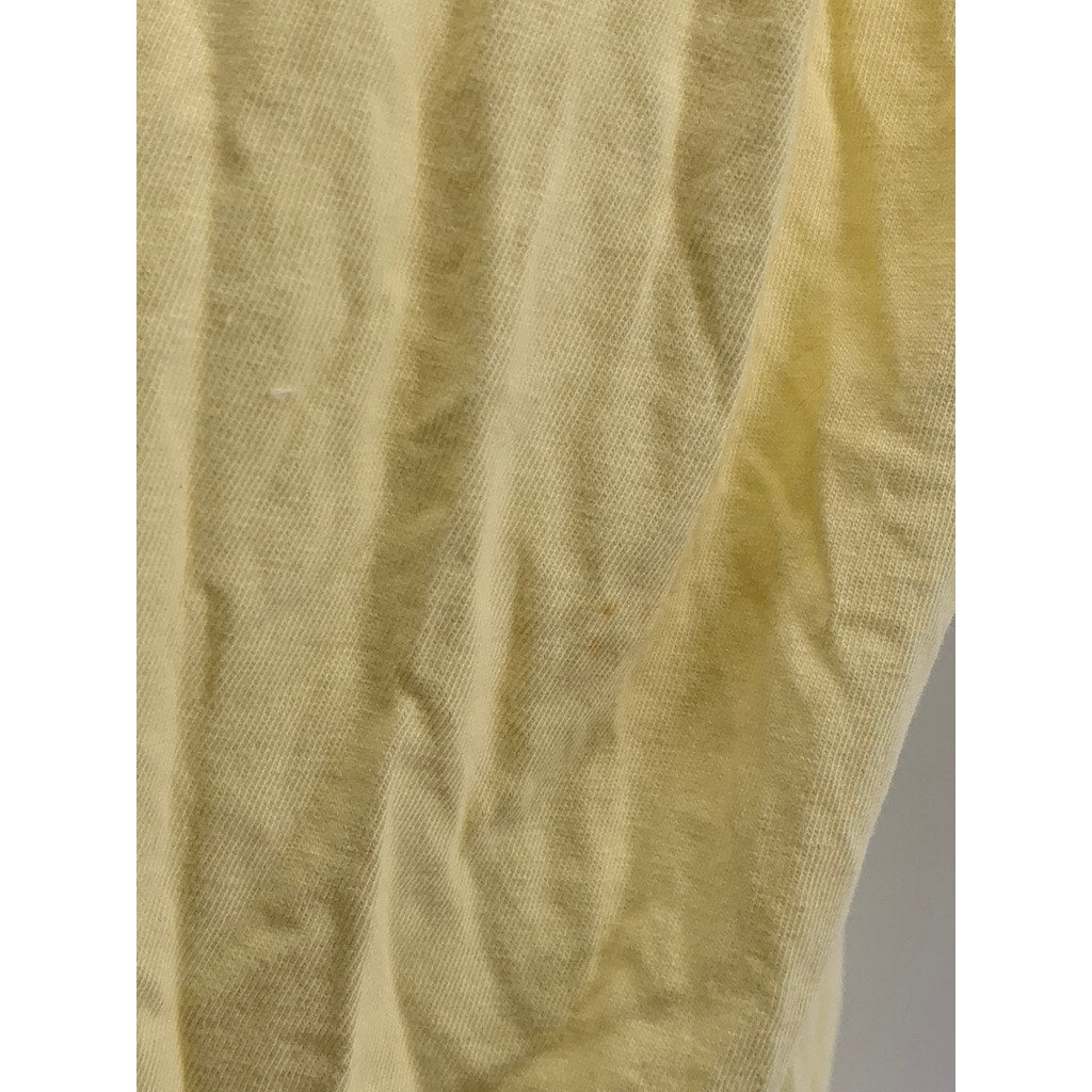 COMFORT COLORS Men's Yellow Crewneck Short Sleeve Little Dipper T-Shirt SZ XL