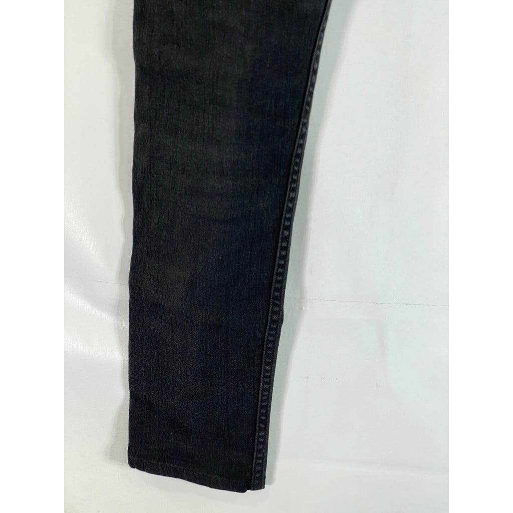 RAG & BONE Men's Solid Black Fit 1 Extra Slim Button-Fly Five-Pocket Jeans SZ 32