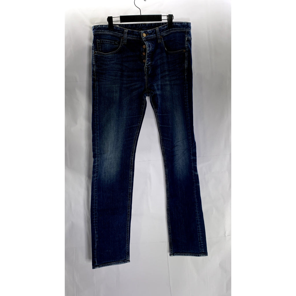 SISSY BOY Men's Dark Blue Denim Balthasar Regular-Fit Straight-Leg Jean SZ 32x32