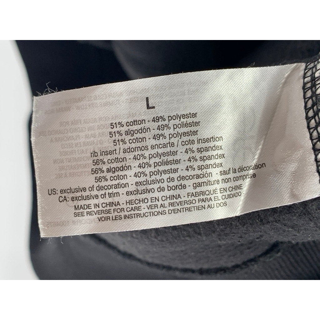 G.H. BASS & CO Men's Black Crewneck Casual Long Sleeve Sweatshirt SZ L