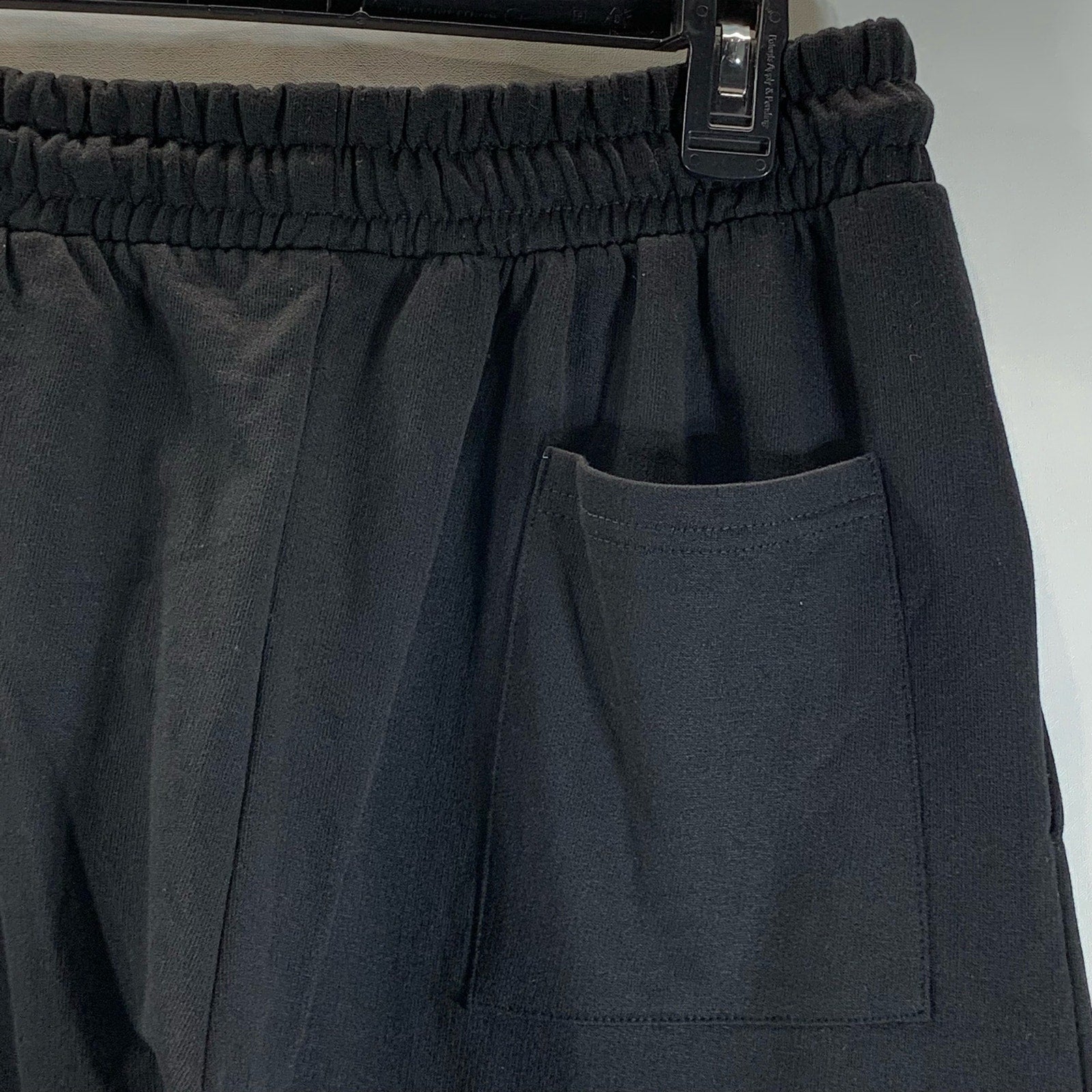 SPYDER Men's Solid Black Fleece Drawstring Pull-On Jogger Pants SZ M