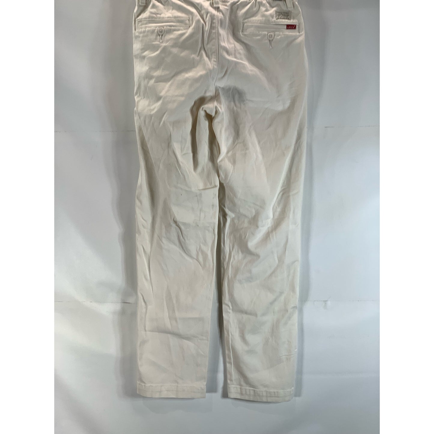 LEVI'S Men's Beige XX EZ Waist Taper-Fit Relaxed Chino Pants SZ XS