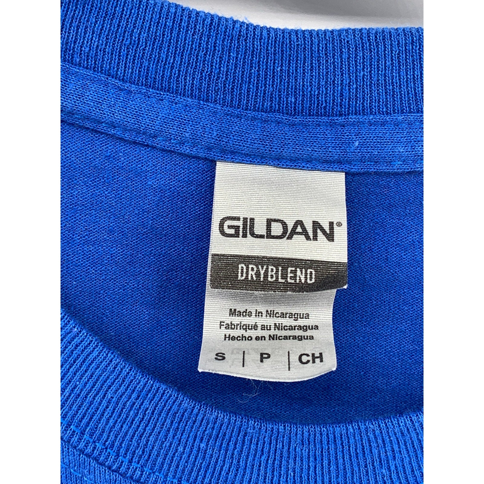 GILDAN Men's Royal Blue Phat Philly's Graphic Crewneck Short Sleeve T-Shirt SZ S