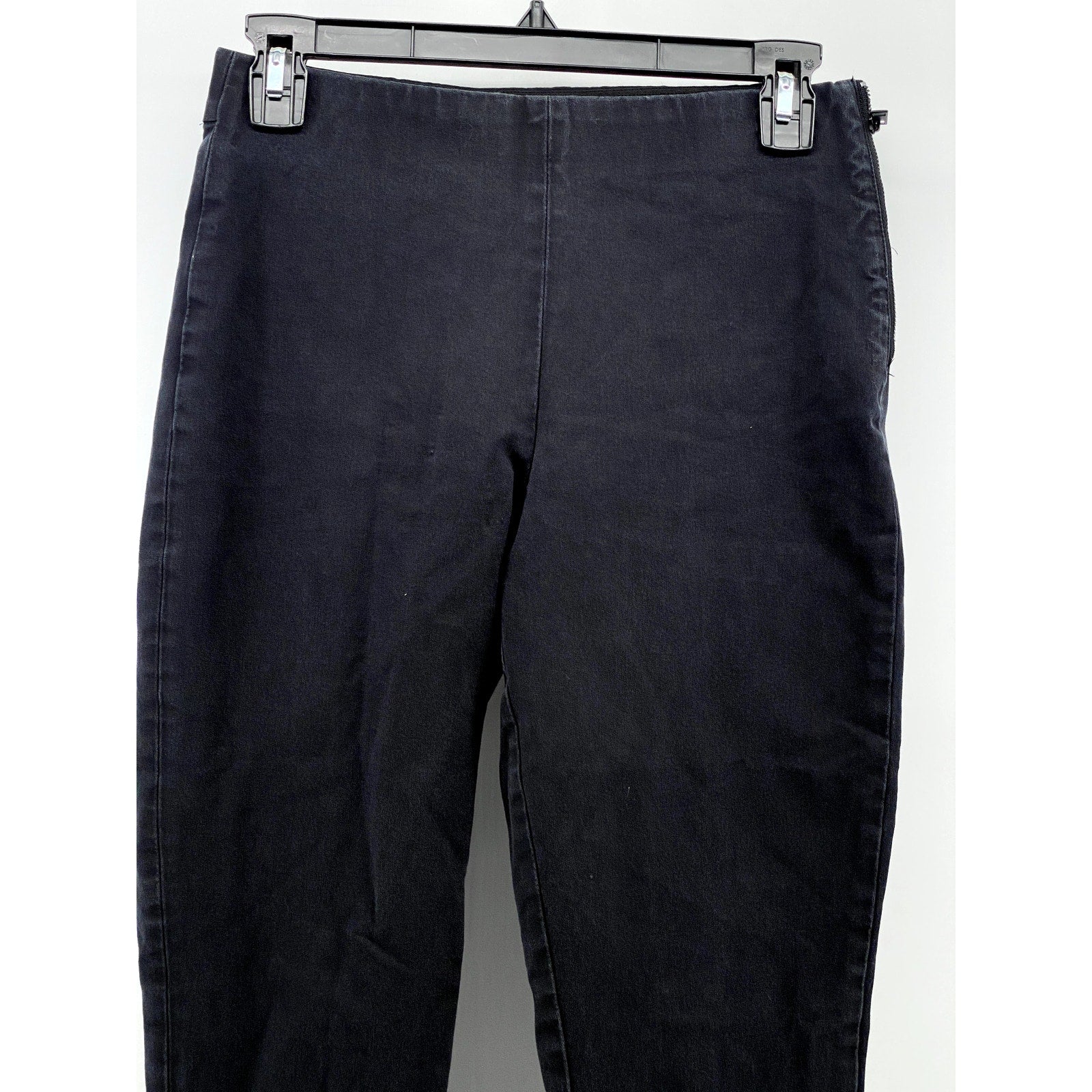 EVERLANE Women's Black Pocketless Slim-Leg Regular-Fit Ankle Pant SZ 4