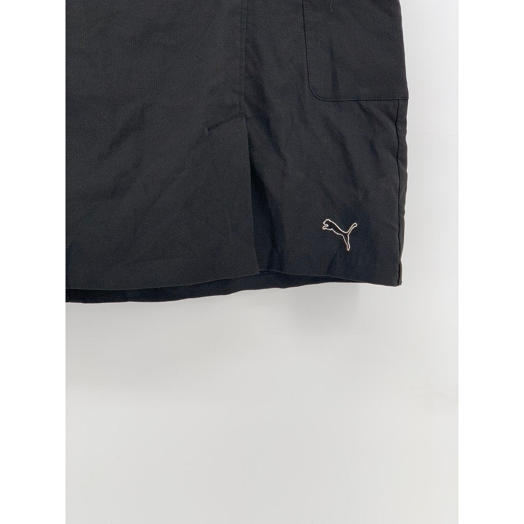 PUMA Women's Black Dry-Cell Straight Active Mini Skort SZ 12